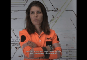 Image Cécile, surveillante travaux caténaire chez SNCF