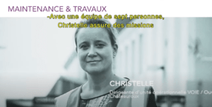 Image Christelle, Dirigeante d’unité opérationnelle voie 