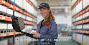 Image Alexandra, Responsable Supply Chain Projet chez Alstom