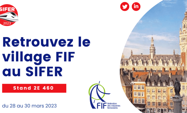 Image SIFER : Venez à la rencontre des industriels du ferroviaire et de votre futur métier ? Du 28 au 30 mars à Lille Grand Palais. Demandez votre invitation gratuitement Venez rencontrer les professionnels de l’industries ferroviaire, assistez aux conférences et vous imprégner de votre avenir.
