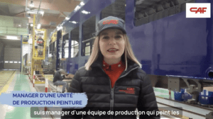 Image Laurine Voirol, Manager d’une unité de production peinture chez CAF